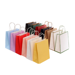 Bolsa de Papel Kraft Biodegradable y Reciclable con Logotipo Personalizado, Asa de Mano, Ecológica, Segura para Alimentos, para Compras, Regalos y Ropa - Product Image 4