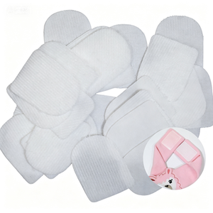 Bande auto-agrippante ultra-fine et douce, écologique, en polaire douce pour bébé, avec adhésif puissant pour vêtements - Product Image 2