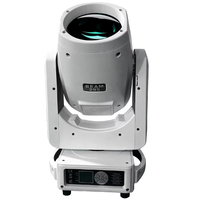Lampe LED RGB 295W à commande DMX512, 16 canaux, en aluminium et plastique, projecteur mobile pour scène, mariage, discothèque, bar