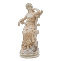 Statue de fille nue nue d'extérieur Statues de fille nue Statue de fille nue en marbre blanc
