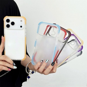 เคสใสกันกระแทกสำหรับ iPhone 17 สีสันสดใส รุ่นใหม่ สำหรับ iPhone 17 Pro Max พร้อมกรอบมุม - Product Image 1