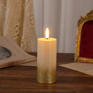 Home Decor Electronic LED <strong>Candles</strong> Powder-coated Gold and Silver Festive Party <strong>Candles</strong> Flameless &amp; Led <strong>Candles</strong> - Product Image 3