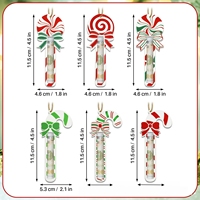 MM Lot de 6 supports à argent en bois pour Noël, décorations amusantes pour cadeaux en espèces, pour sapin de Noël, cadeaux de fête, cadeaux de fin d'année, vente en gros