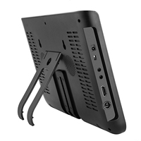 Nouvelle conception, téléviseur portable mini 10,1 pouces 720P LED USB ATSC DVB-T2 ISDB-T avec batterie
