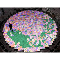 P3.9 3.9 P3.91 P6.2 Affichage de piste de danse vidéo Led extérieur Wilress P39 Écran de sol Led P3. 91 Carreaux de Led Pista De Baile Led