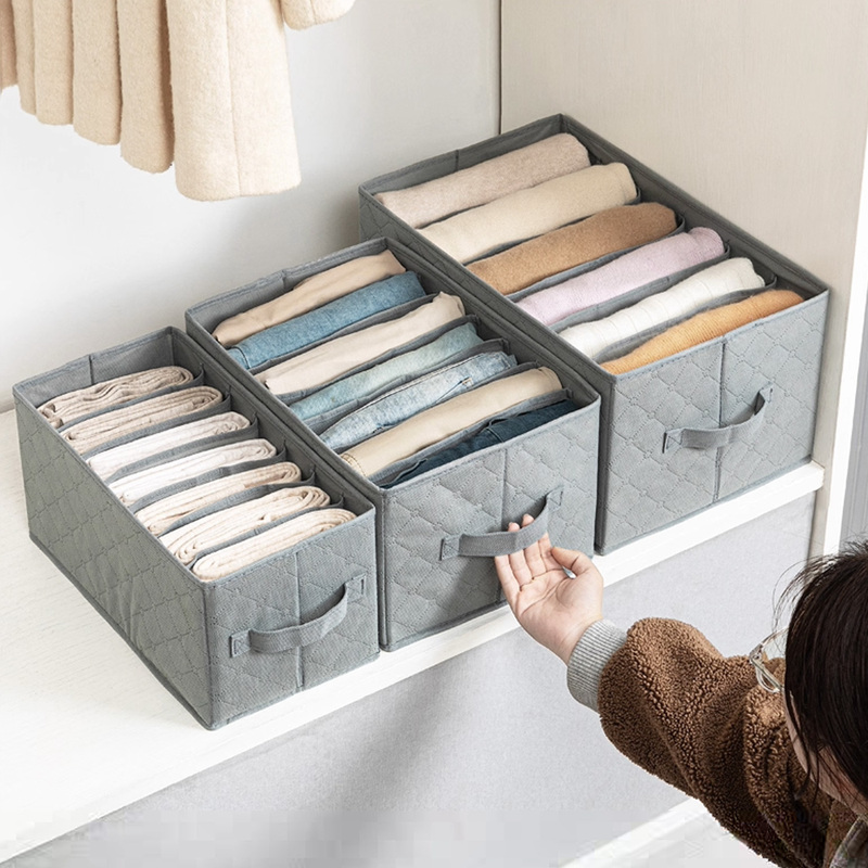Wardrobe Clothes Storage Box Closet Organiser