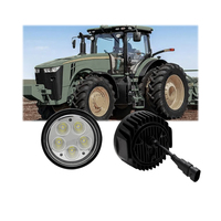 ECE R10 approuvé rond Led tracteur travail lumière 30W Led lampe de travail pour John Deere AL206154 AL206153