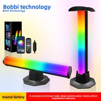 Luz Ambiental RGB, Luz Rítmica Activada por Sonido para Juegos de Computadora con APP, Luz Ambiental de Escritorio