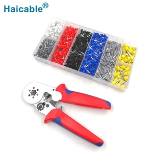 Điện Thiết Bị Đầu Cuối <span class=keywords><strong>Crimper</strong></span> Công Cụ Trọng Lượng Thấp Tay Áo Cuối Cáp Uốn Tóc Bồng Công Cụ Kit - Product Image 4