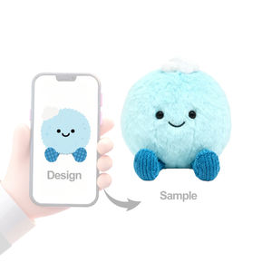 Super weiches großes süßes Wal-Hunde plüsch kissen Kunden spezifisches Kinder geburtstags spielzeug mit PP-Baumwoll füllung TOBTOYS Unisex - Product Image 6