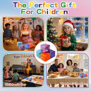 ลูกบอลบีบก้อนสี่เหลี่ยม TPE ของเล่นคลายเครียดสำหรับผู้ใหญ่และเด็ก - Product Image 6