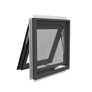 Fenêtres à auvent en aluminium <span class=keywords><strong>double</strong></span> <span class=keywords><strong>vitrage</strong></span> de haute qualité, fabricant OEM/ODM, fenêtres à auvent extérieures résistantes au vent, en vente - Product Image 2