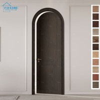 Portes intérieures modernes françaises pour maisons, design rond, porte intérieure de luxe pour la maison, portes intérieures rondes en bois