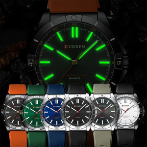 <span class=keywords><strong>Reloj</strong></span> Deportivo CURREN 8449 <span class=keywords><strong>para</strong></span> Hombre, <span class=keywords><strong>Reloj</strong></span> Masculino Resistente al Agua, <span class=keywords><strong>Reloj</strong></span> <span class=keywords><strong>de</strong></span> Pulsera <span class=keywords><strong>de</strong></span> Cuarzo con Correa <span class=keywords><strong>de</strong></span> Silicona Verde - Product Image 2