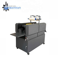 ZTFM 390G Machine à plastifier électrique système de chauffage au mazout 13.5 m/min vitesse 125 ° C Temp 0.6MPa pour boîtier de produits chimiques en bois
