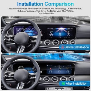 NaviHua Android 12,3 pouces pour Mercedes Benz Classe E 5.5/6.0 2016-2023 Modification Double écran Autoradio Multimédia - Product Image 4