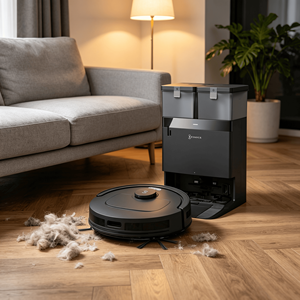 หุ่นยนต์ดูดฝุ่นประสิทธิภาพสูง ECOVACS DEEBOT T30C ZeroTangle 3.0 แรงดูด 20000Pa แปรงคู่สำหรับทำความสะอาดพื้นอย่างล้ำลึก - Product Image 2