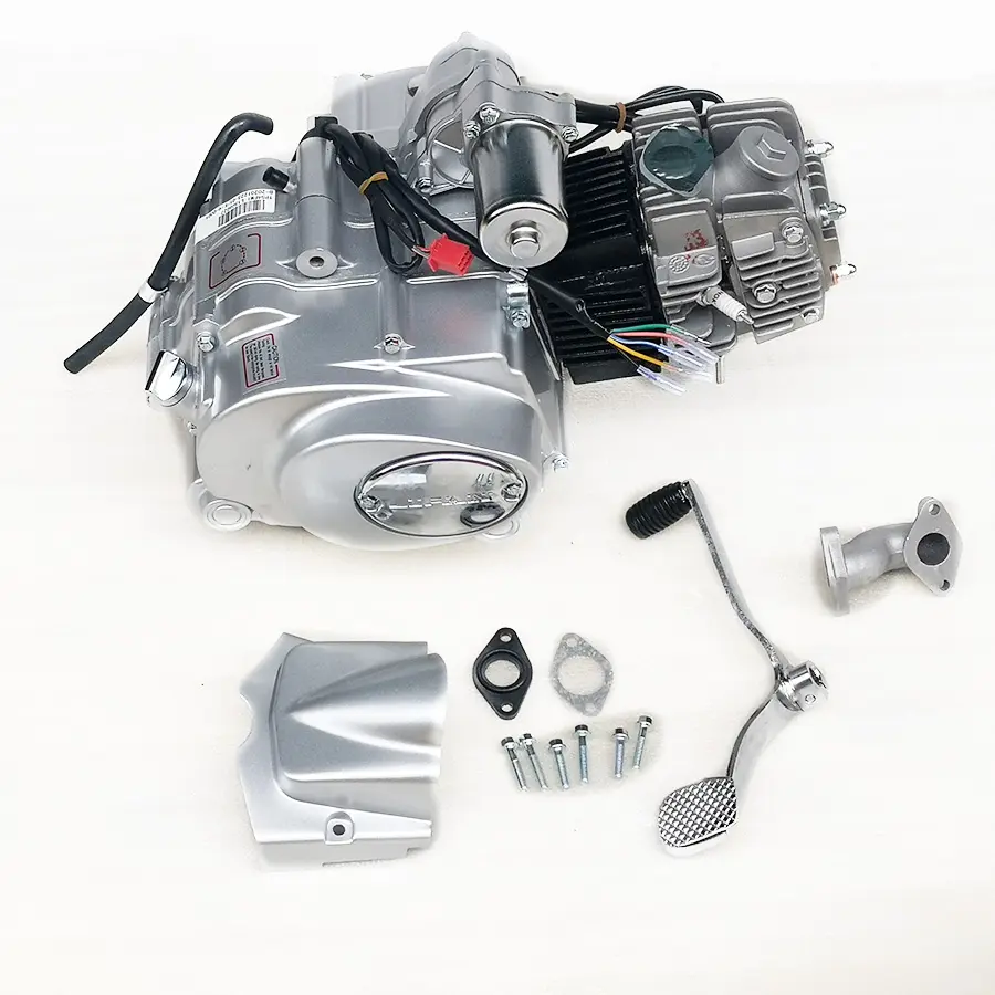 Motor horizontal liventilador 125cc atv, motor 3 + 1 de engrenagem semi automático embreagem elétrica iniciar para atv utilizar