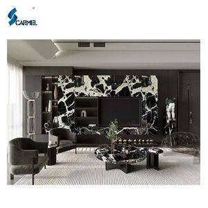 Azulejos de losa de mármol negro Noir Grand Antique Bvlgaris Bulgaris, mármol negro Napoleón para suelo de encimera, decoración de pared Interior - Product Image 2