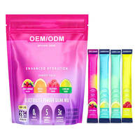 Polvo Electrolítico Orgánico Personalizado con Vitaminas, Sin Edulcorantes Artificiales, 6g por Sobres, para Energía y Nutrición Deportiva
