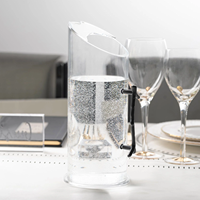 Pichet à eau en acrylique avec motif de brindilles, durable, coordonné avec la collection Twig Waterdale