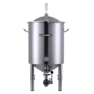 Gfacelift 30l 55l 70l equipamento de fermentação de cerveja, fermentação cônica, equipamento de fermentação de aço inoxidável 304