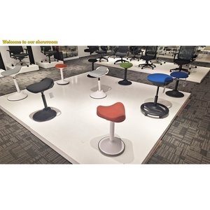 Chaise de <span class=keywords><strong>bureau</strong></span> assise sur pied de style moderne tabouret oscillant réglable nouvellement développé chaise é<span class=keywords><strong>l</strong></span>évatrice <span class=keywords><strong>en</strong></span> tissu - Product Image 6