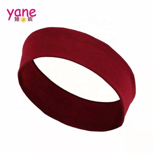 Aangepaste logo elastische sport hoofdband verstelbare yoga zweetband voor sport hoofdbanden met logo - Product Image 2