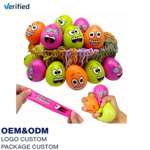 Jincan Creative Skurrile TPR Osterei Squishy Toy Fun Prise Relief Frohes Osterei für Mädchen - Product Image 2
