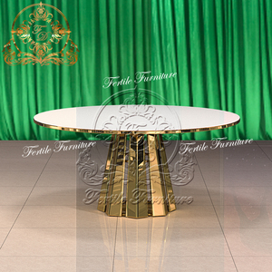 Phật sơn đồ nội thất đám cưới nhà máy Vòng đường kính <span class=keywords><strong>160cm</strong></span> 6 chỗ ngồi RH bàn ăn lớn - Product Image 3