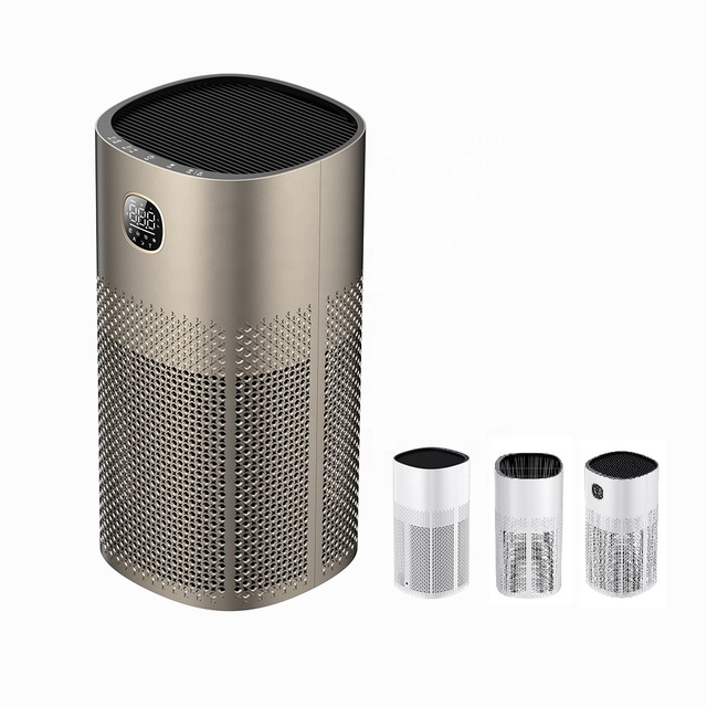 Electric Household UV Hydroxyl Ion Air Purifiers With Activated Carbon and HEPA H13 Filter