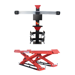 Elevadores de Tijera Hidráulicos de Doble Cilindro de Alta Calidad, Diseño Duradero y Eficiente, Elevador de Automóviles para Reparación de Vehículos, Capacidad de Elevación de 2.5t - Product Image 1