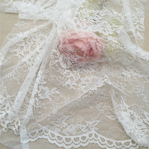 ผ้าลูกไม้ขนตาไนล่อน100% สไตล์ฝรั่งเศสถักด้วยผ้าลูกไม้ตาข่าย - Product Image 4