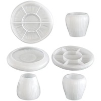 Moule en silicone écologique et non toxique pour bougies modernes, en forme de champignon sur pied, pour bougies parfumées DIY, anti-goutte, personnalisable