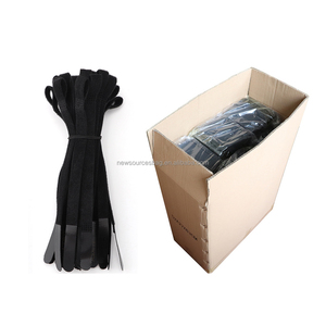 Correas de cincha elásticas Correas de almacenamiento elásticas de gancho y bucle con hebilla Correa de agrupamiento Bridas ajustables Negro SJMSTBD - Product Image 4