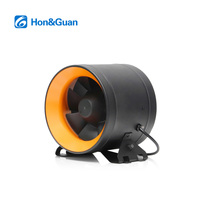 Ventilateur de gaine en ligne rond à moteur EC Eco-watt à profil bas 4''5''6''8''10''12'', corps compact avec extracteurs d'air haute performance