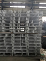 Plateau de câblage ventilé TOPFIX en treillis métallique galvanisé avec accessoires de suspension complets CE ISO