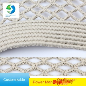 Filet de rangement pour siège de voiture en maille losange élastique en polyester et élasthanne tricoté en trame Chine - Product Image 2