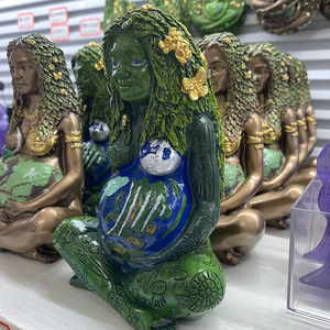 Estatua de Gaia Millennial Barata al por Mayor, Figura de Poliresina, Estatua de Arte para la Diosa <span class=keywords><strong>Madre</strong></span> Tierra, Estatua de la <span class=keywords><strong>Madre</strong></span> de la Tierra - Product Image 6
