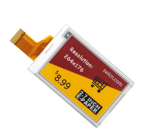 2.7 inç 264x176 dört renkli E mürekkep ekran modülü siyah beyaz kırmızı sarı E kağıt ekran 24-Pin akıllı etiket ve IoT cihazı için - Product Image 2