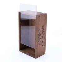 Kotak Kayu Persegi Panjang Bambu/KAYU Buatan Tangan dengan Logo OEM Kustom untuk Penyimpanan Perhiasan Lilin, Sablon Sutra, Laser