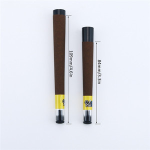Tube en papier brun avec filtre et embout transparent pour usage enrouleur - Product Image 2
