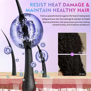 <strong>Sun</strong> Heat protection <strong>Hair</strong> Care <strong>Spray</strong> Wholesale Castor Oil Thermal Protective <strong>Hair</strong> Heat Protectant <strong>Spray</strong> for <strong>Hair</strong> - Product Image 5