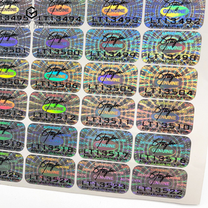 Ánh Sáng Tùy Biến Chung Ba Chiều Sticker In Kỹ Thuật Số Logo Độc Đáo Tuần tự Nối Tiếp Đánh Số Cho Sản Phẩm Giả mạo Bằng Chứng - Product Image 2