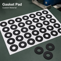 Joints en caoutchouc silicone auto-adhésifs simple face sur mesure pour usine, 3 mm, patins antidérapants pour pieds de meubles, service de découpe, résistants aux ESD