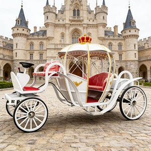 热销金属灰姑娘婚礼马车圣诞南瓜设计款，由制造商特制运输 - Product Image 1