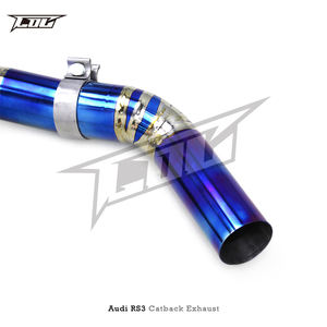 Système d'échappement Catback BSK le plus récent pour <span class=keywords><strong>Audi</strong></span> <span class=keywords><strong>RS3</strong></span> 2.5T 2016-2023 Performance Racing Titanium Burnt Blue avec quatre silencieux - Product Image 5