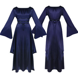 فستان طويل بتصميم عتيق جاهزة للشحن للبالغين, فستان طويل من 6 ألوان بتصميم عتيق من القرون الوسطى وعصر النهضة ، فستان تنكري بتصميم عتيق للحفلات التنكرية ، متوفر بـ 6 ألوان - Product Image 3