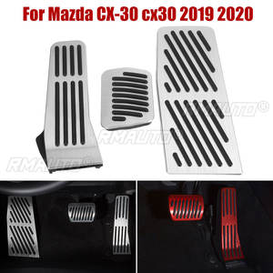 2/3 piezas Cubiertas para Pedales de Coche: Acelerador, Freno y Reposapiés para Mazda 3 CX-30 CX30 CX 30 2020 2019 - Product Image 1