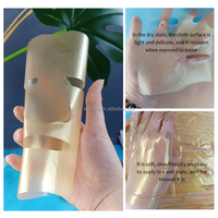 Masque facial en feuille de fibre de konjac d'algues dorées 20 g/m² à forte capacité de retenue d'eau, contrôle du sébum pour une hydratation profonde et une peau nourrie